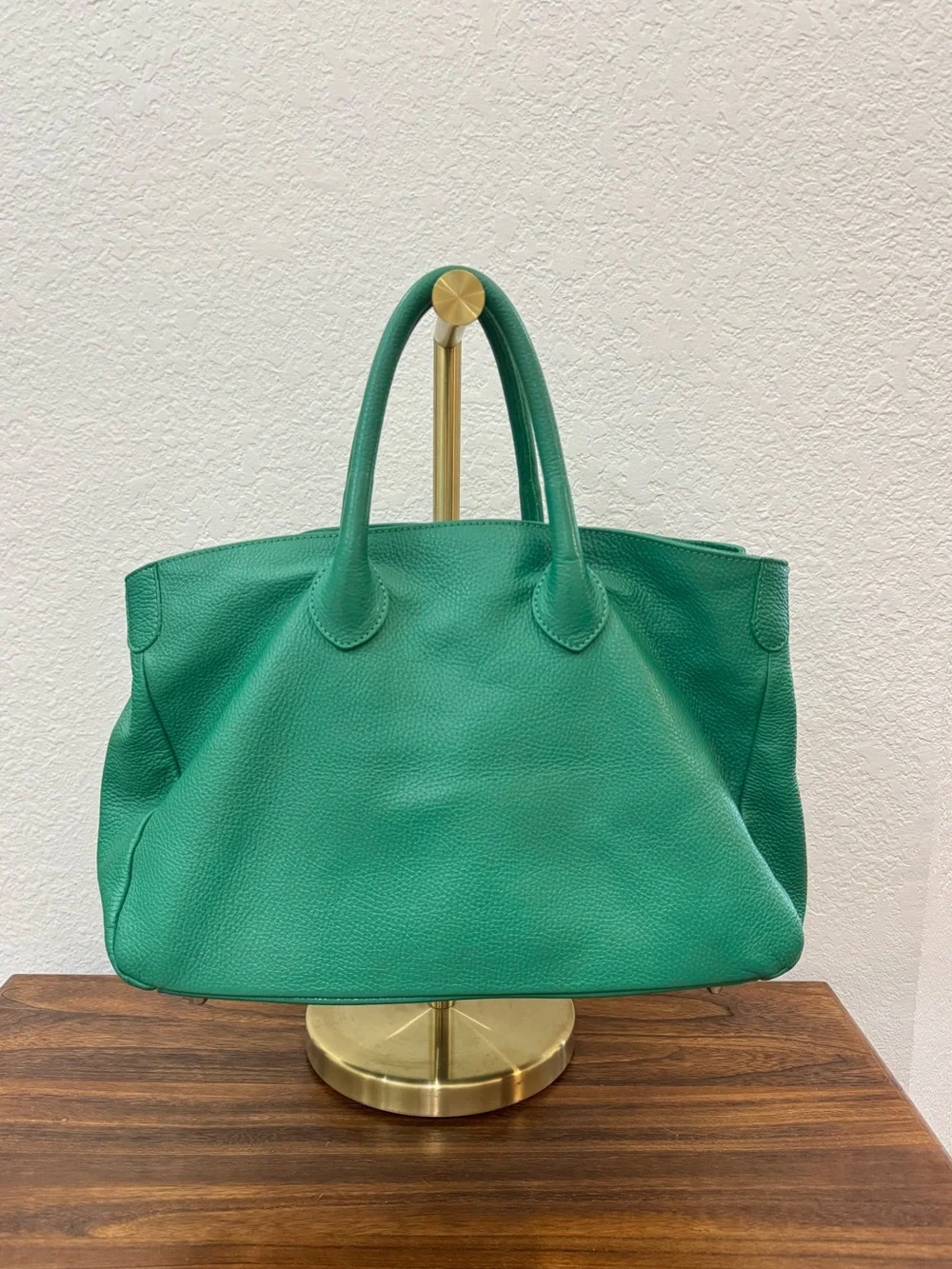 Mark & Graham Green Leather Tote